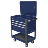 Homak 35" Professional 4 Drawer Service Cart