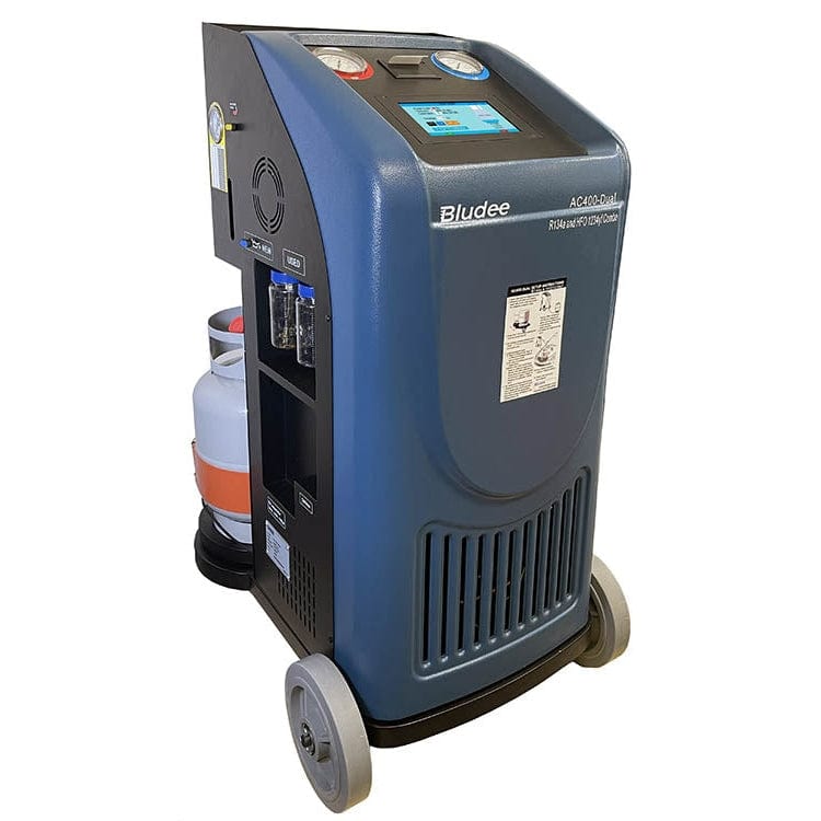 Bludee AC400D Auto Recovery Recycle Recharge Dual Machine for both R134A and R1234yf Refrigerant