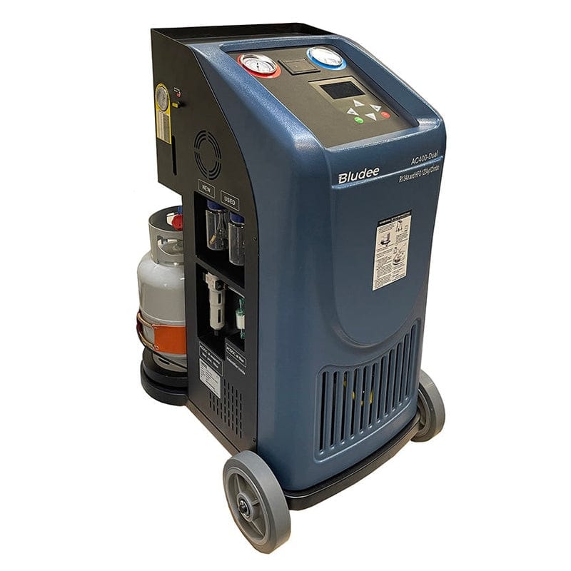 Bludee AC400D Auto Recovery Recycle Recharge Dual Machine for both R134A and R1234yf Refrigerant