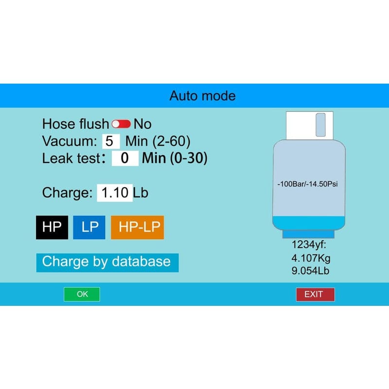 Bludee AC600 Auto Recovery Recycle Recharge Machine for 1234yf