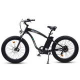 Ecotric UL Certified Hammer Electric Fat Tire Beach Snow Bike - Matt Black