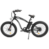 Ecotric UL Certified Hammer Electric Fat Tire Beach Snow Bike - Matt Black