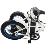 Ecotric UL Certified 20inch Fat Tire Portable and Folding Electric Bike