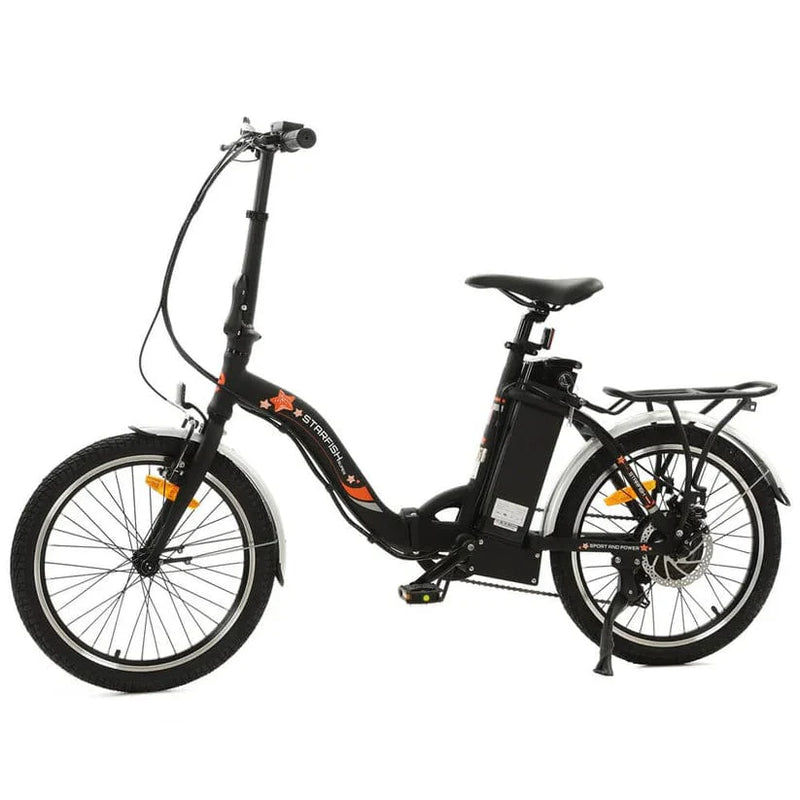 Ecotric UL Certified 20inch Blue Starfish Portable and Folding Electric Bike