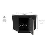 NewAge Bold Series Corner Wall Cabinet