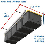 E-Z Storage Glide Tote Slide — Overhead Garage Storage System