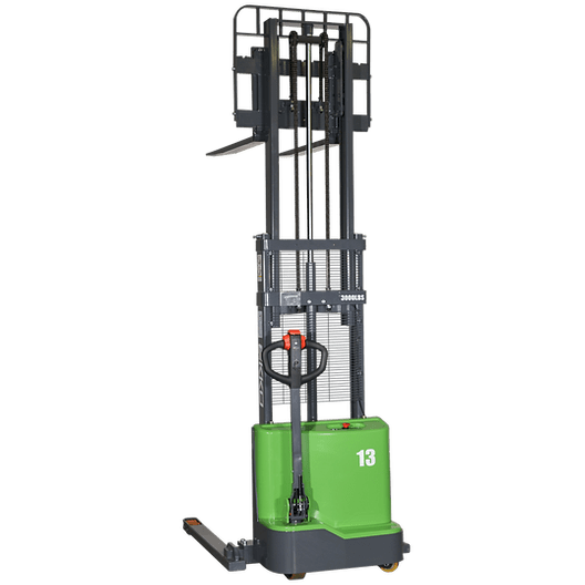 EKKO EB13C-138Li 2800 lb Lithium Straddle Stacker