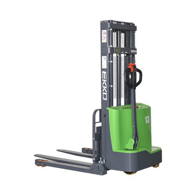 EKKO EB13C-138Li 2800 lb Lithium Straddle Stacker