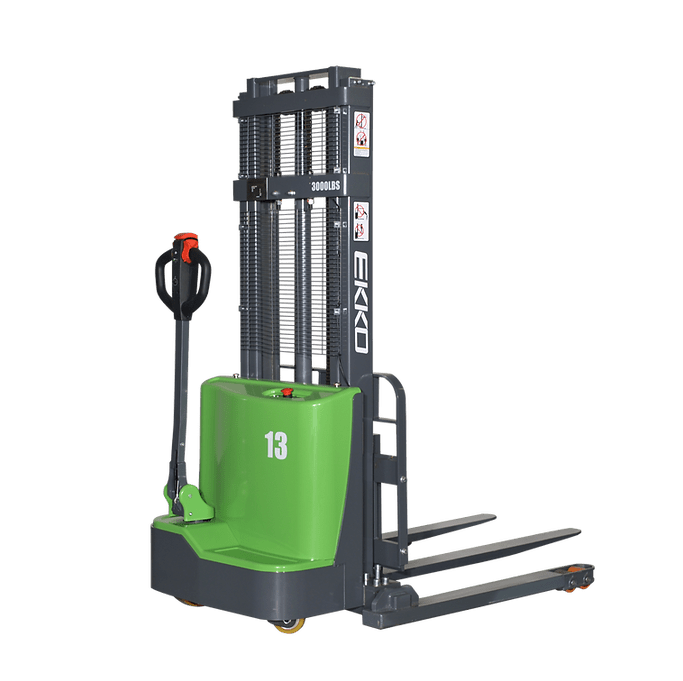 EKKO EB13C-138Li 2800 lb Lithium Straddle Stacker