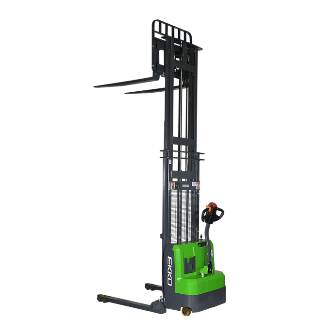 EKKO EB14C-98Li 3000 lb. Lithium Straddle Stacker