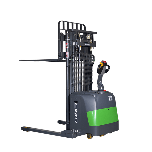 EKKO EB20CS-216Li 4400 lb Lithium Electric Straddle Stacker