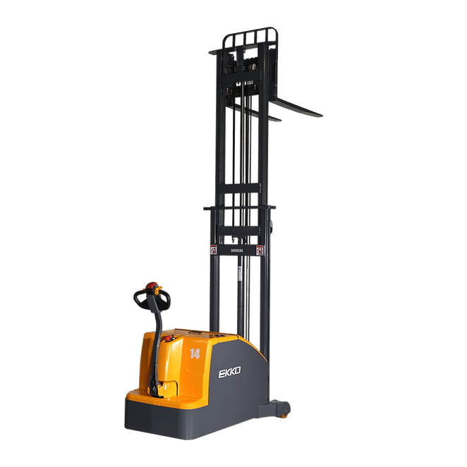 EKKO EK14C-130 3000 lb Counterbalanced Walkie Stacker