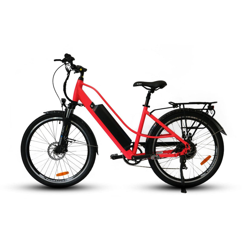 Eunorau 48V500W E-Torque Red Electric Commuter Bike