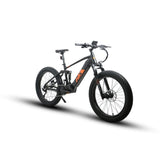 Eunorau FAT-HS Fat Tire Full Suspension Black Electric Mountain Bike