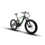 Eunorau FAT-HS Fat Tire Full Suspension Black Electric Mountain Bike