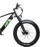 Eunorau FAT-HS Fat Tire Full Suspension Black Electric Mountain Bike