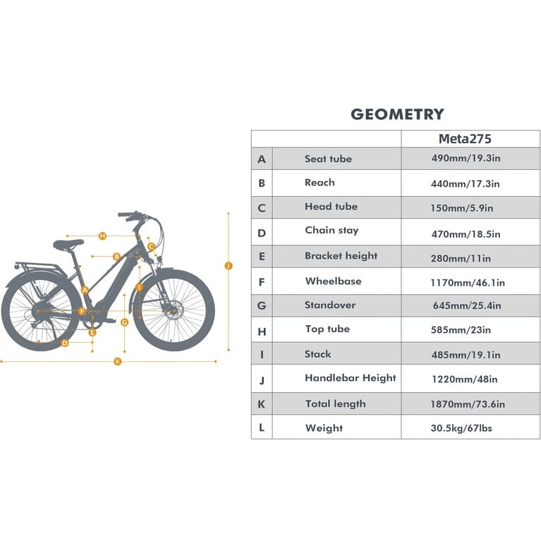 Eunorau Meta 275 Electric Full Suspension Mountain Bike