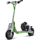 MotoTec/UberScoot 70x 2-Speed Gas Scooter Green