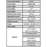 iDEAL FR-55 Frame Rack, Scissor, 1P10T-5.5K (Includes 1 each - Chain with Universal Hook)