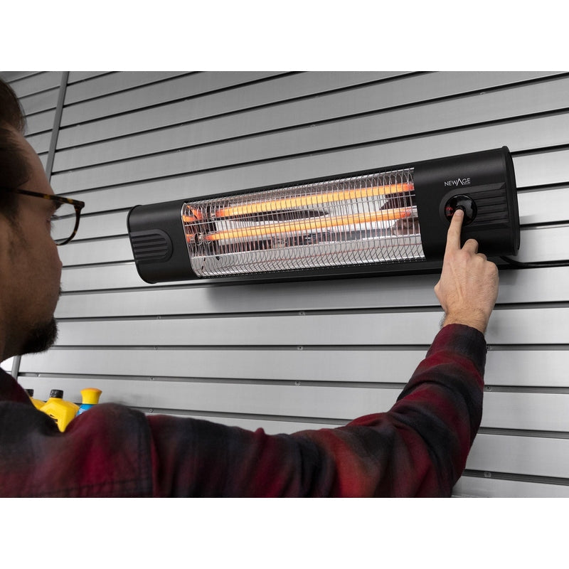 NewAge 1500w Infrared Heater with Slatwall Bracket