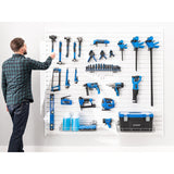 NewAge 120 SQ. FT. PVC Slatwall with 40-Piece Accessory Kit