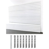 StoreWall | 8' Heavy Duty Slatwall (4pcs) + Installstrips