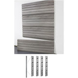 StoreWall | 4′ Heavy Duty Slatwall (4pcs) + Installstrips