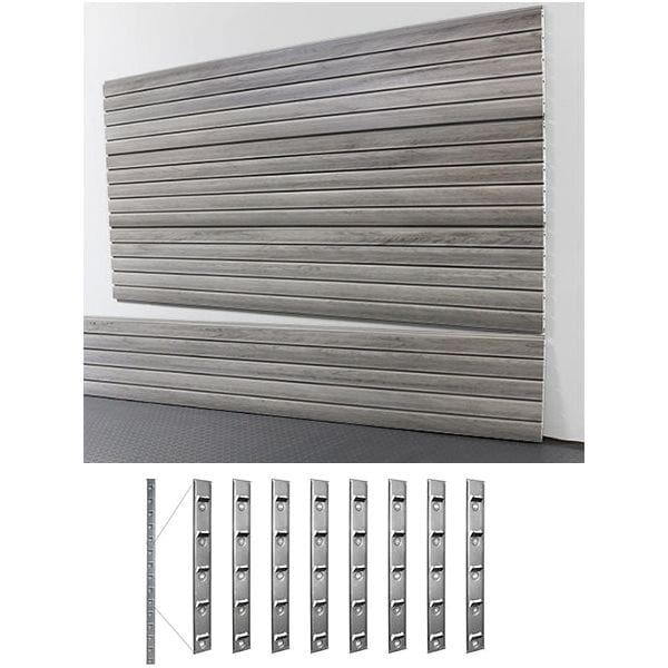 StoreWall | 8' Heavy Duty Slatwall (4pcs) + Installstrips