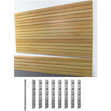 StoreWall | 8' Heavy Duty Slatwall (4pcs) + Installstrips