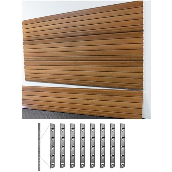 StoreWall | 8' Heavy Duty Slatwall (4pcs) + Installstrips