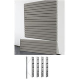 StoreWall | 4′ Heavy Duty Slatwall (4pcs) + Installstrips