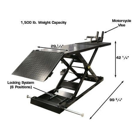 Atlas HI-RISE 1500 Motorcycle/ATV Lift