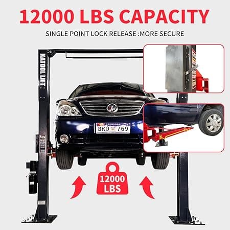 Katool AM120SD 12,000lbs 2 Post Lift