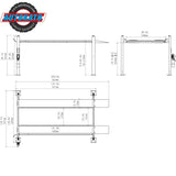 Katool KT-4H110 11,000lbs 4 Post Lift