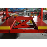 Katool KT-4H150 15,000lbs 4 Post Alignment Lift With Rolling Jack