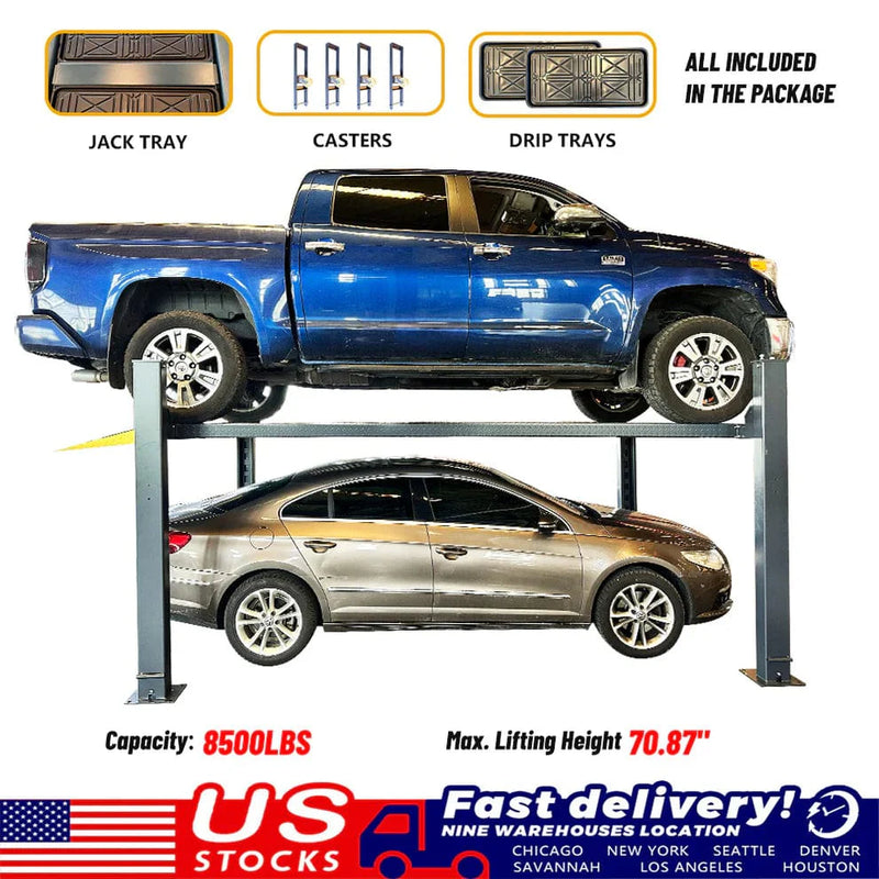 Katool KT-4H850 8,500lbs Heavy Duty 4 Post lift