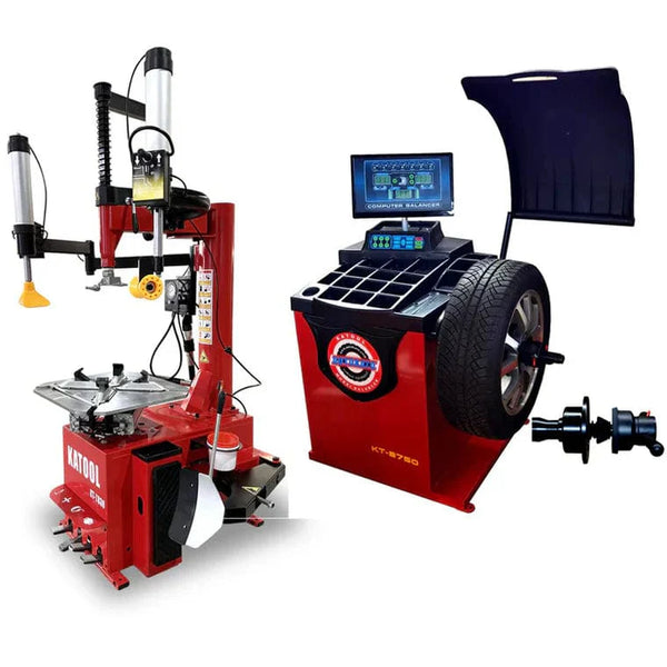 Katool KT-T830 Tire Changer & Wheel Balancer KT-B750 Combo