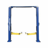 Launch Tech USA TLT210-XT 10,000lb. Capacity Two Post Lift with Adjustable Height and Width.