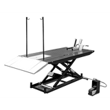 Tuxedo M-1500C-HR 1,500 lb High Rise Motorcycle Lift Bench w/ Vise, Sides, Balance Bar, Pump