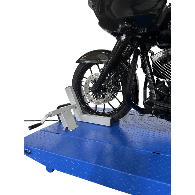 Tuxedo M-1500C-HR 1,500 lb High Rise Motorcycle Lift Bench w/ Vise, Sides, Balance Bar, Pump