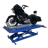 Tuxedo M-1500C-HR 1,500 lb High Rise Motorcycle Lift Bench w/ Vise, Sides, Balance Bar, Pump