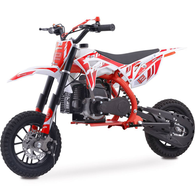 MotoTec Villain 52cc 2-Stroke Kids Gas Dirt Bike