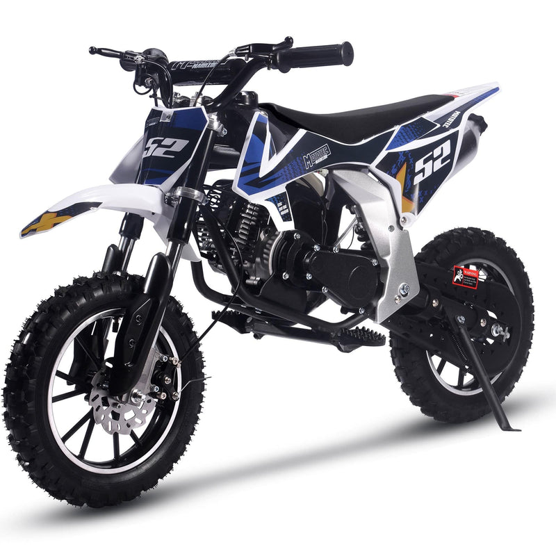 MotoTec Warrior 52cc 2-Stroke Kids Gas Dirt Bike