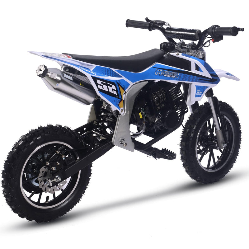 MotoTec Warrior 52cc 2-Stroke Kids Gas Dirt Bike