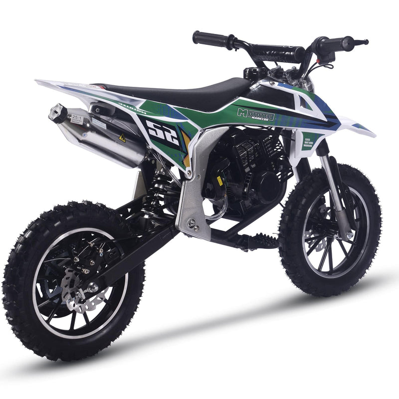 MotoTec Warrior 52cc 2-Stroke Kids Gas Dirt Bike