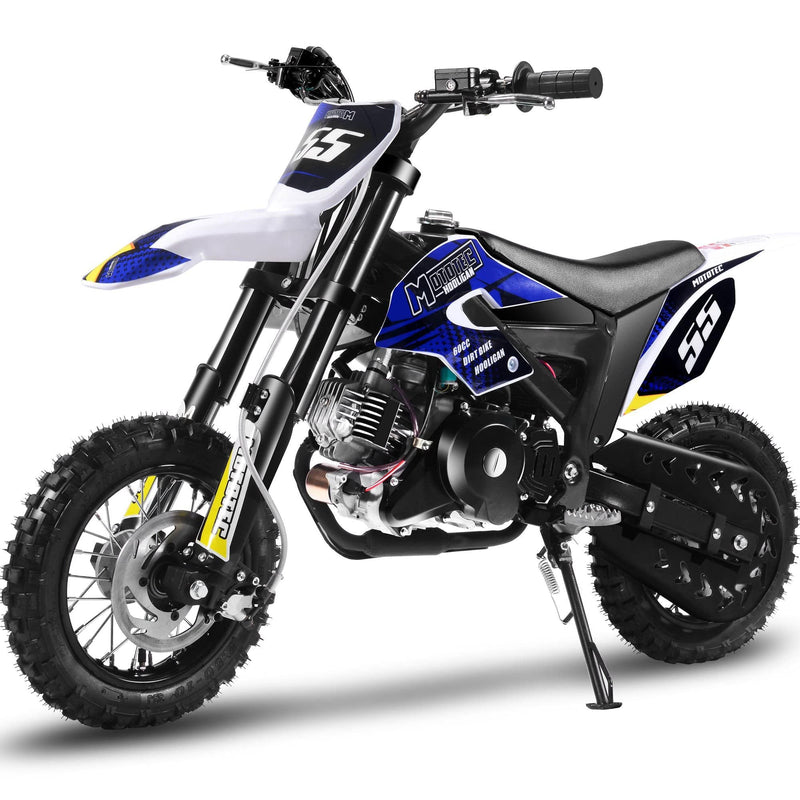 MotoTec Hooligan 60cc 4-Stroke Gas Dirt Bike