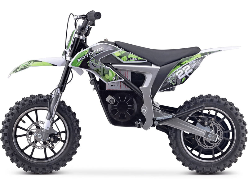 MotoTec 36v 500w Demon Electric Dirt Bike Lithium