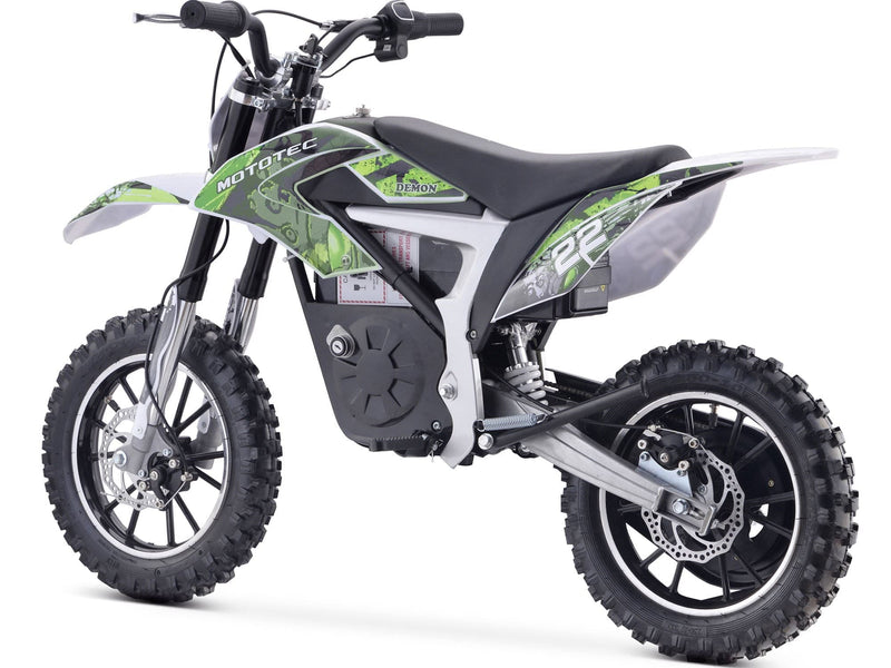 MotoTec 36v 500w Demon Electric Dirt Bike Lithium