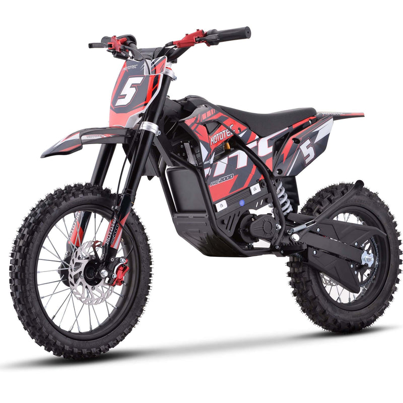 MotoTec 60v Pro Electric Dirt Bike 2000w Lithium