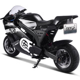 MotoTec 1000w 48v Electric Superbike Black